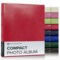 Gallery Leather Compact Photo Album 4x6-3 Ring Binder Photo Album, 60 Pages for 120 Photos, Fillable, Can Fit 4x6 Photos, Handcrafted